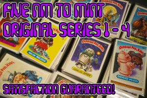 NM+ Garbage Pail Kids Cards. Original Series 1-4, 5 Random Cards.